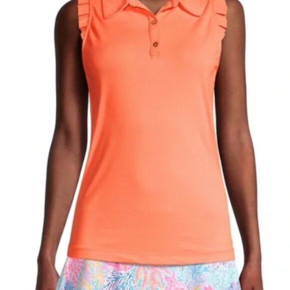 NWT Lilly Pulitzer Frida Sleeveless Ruffle - Picture 1 of 2